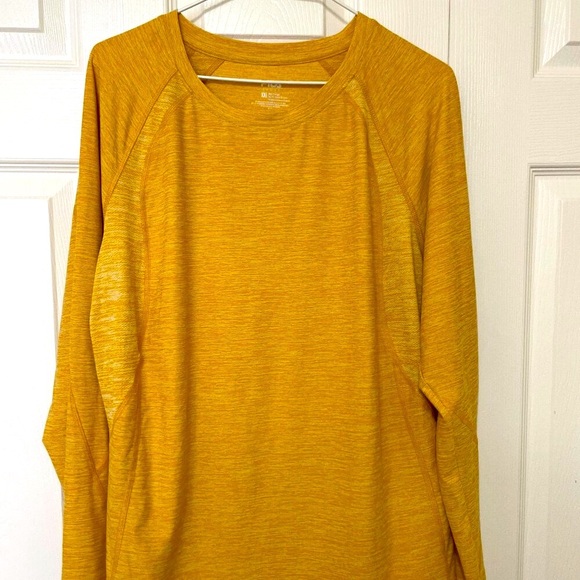 Fila Tops - NWOT Fila Athletic Plus Size long sleeve top Yellow Size XXL
